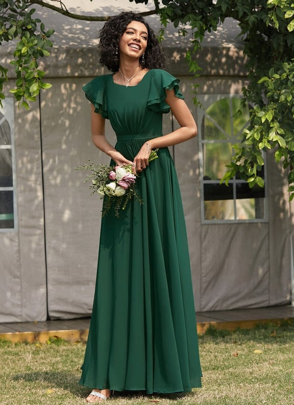 Robe de Soirée Vert Émeraude Chic - gallery 1
