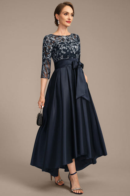 Robe de Soirée Satin Nuit Étoilée - gallery 5