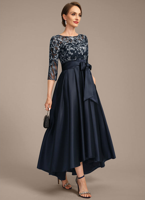 Robe de Soirée Satin Nuit Étoilée - gallery 5