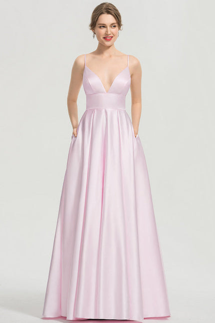 Robe de Soirée Satin Éclairée