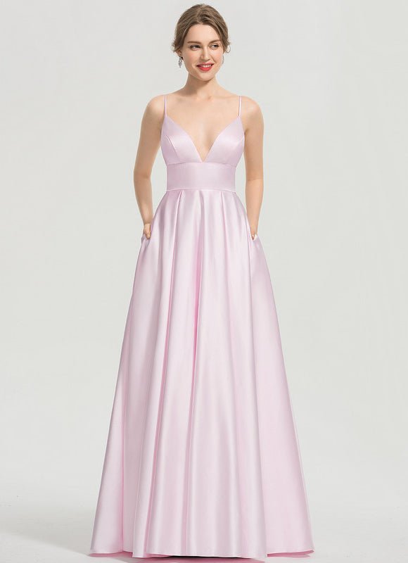 Robe de Soirée Satin Éclairée