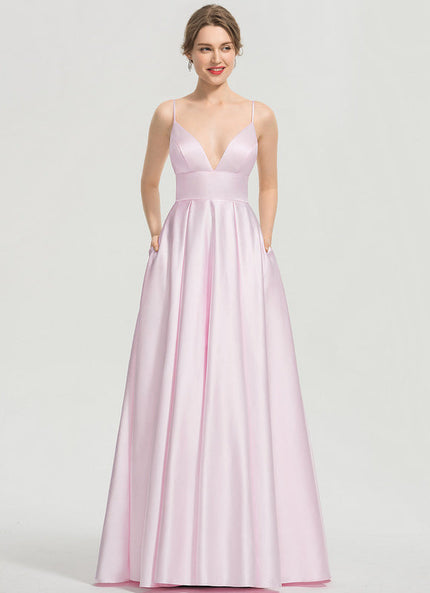 Robe de Soirée Satin Éclairée