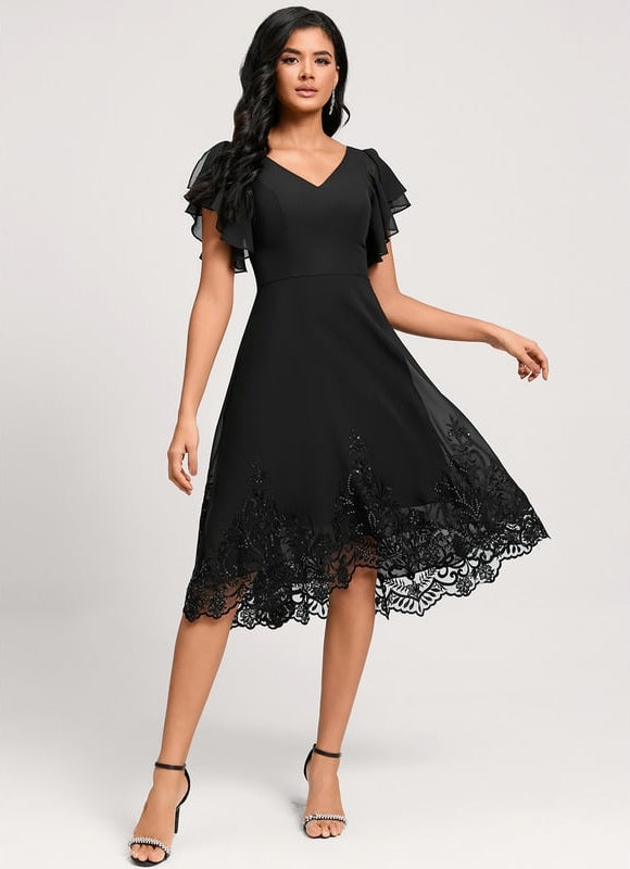 Robe de Soirée Chic Dentelle - gallery 4