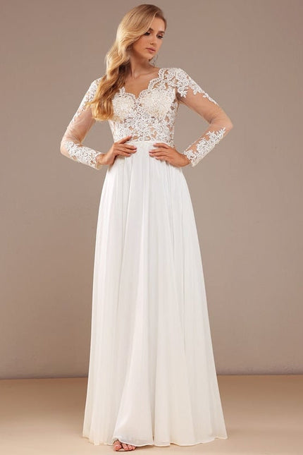 Robe De Mariée Soirée Blanche - gallery 4