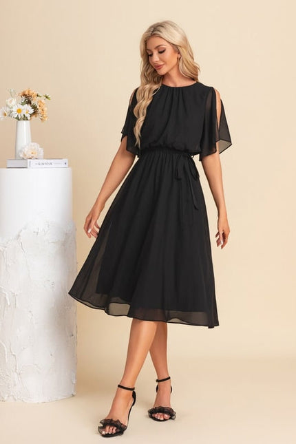 Robe de Soirée Noire Légère