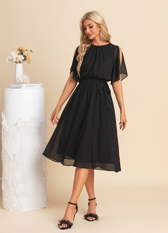 Robe de Soirée Noire Légère