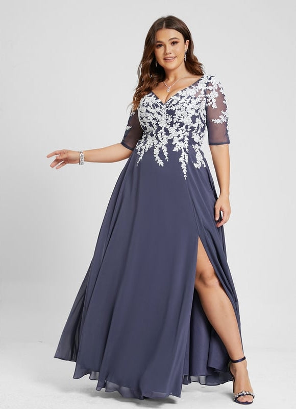 Robe de Soirée Élégance Marine Couture - gallery 8
