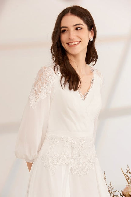 Robe de Soirée Fluide Éthérée - gallery 2