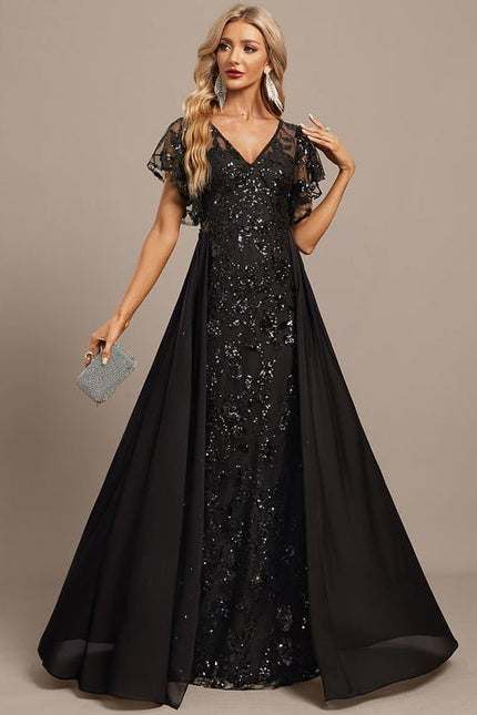 Robe De Soirée Paillette Dos Nu