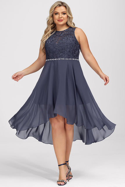 Robe de Soirée Chic Asymétrique Étoilé - gallery 9