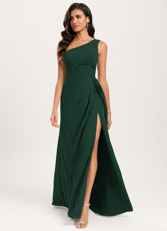 Robe de Soirée Asymétrique Fluide - gallery 5