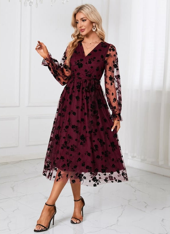 Robe de Soirée Mystique Florale - gallery 5