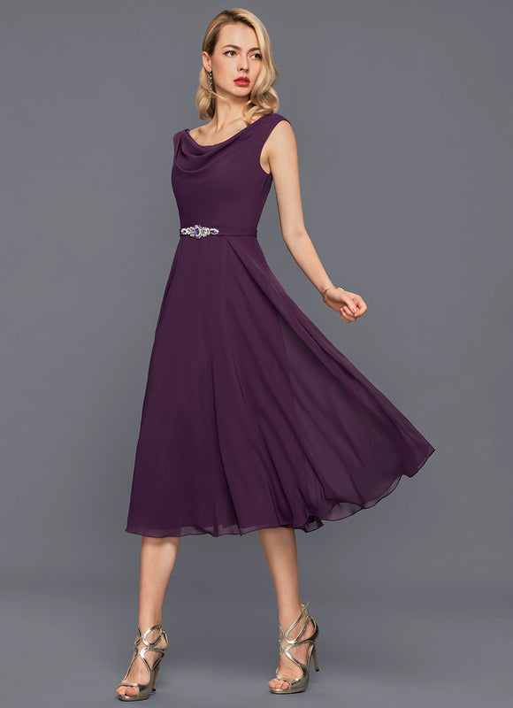 Robe de Soirée Mousseline Glamour - gallery 4