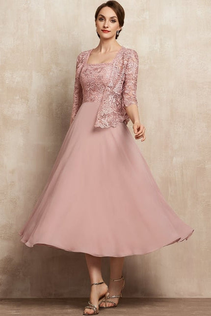 Robe De Soirée Rose Saumon - gallery 3
