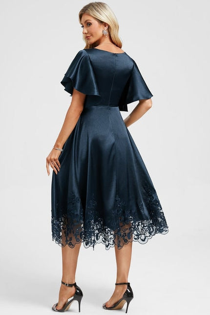 Robe de Soirée Vaporeuse Émeraude - gallery 6