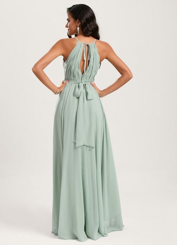 Robe de Soirée Mousseline Aérienne - gallery 4