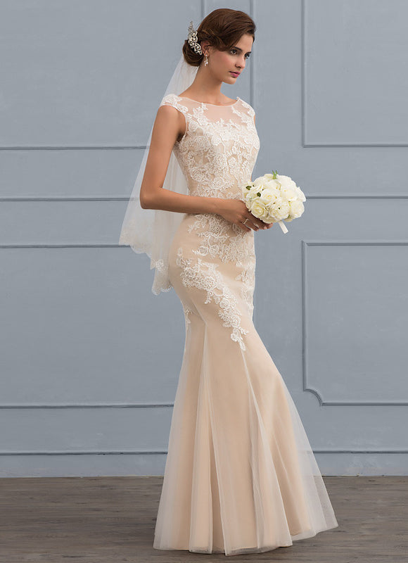 Robe de Soirée Longue Ivoire Dentelle Mariée - gallery 2
