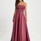 Robe De Soirée Perlée Strass