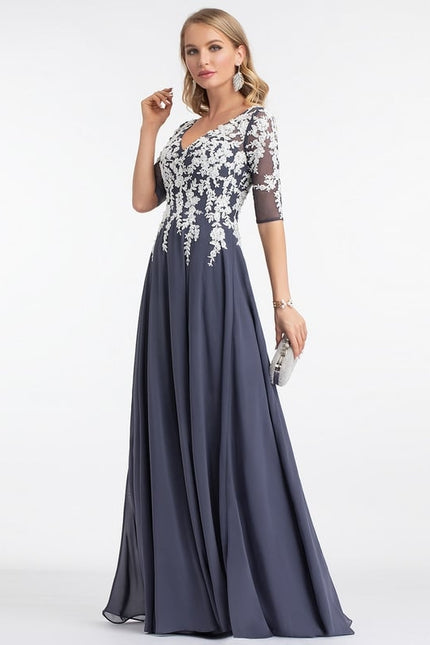 Robe de Soirée Élégance Marine Couture - gallery 2