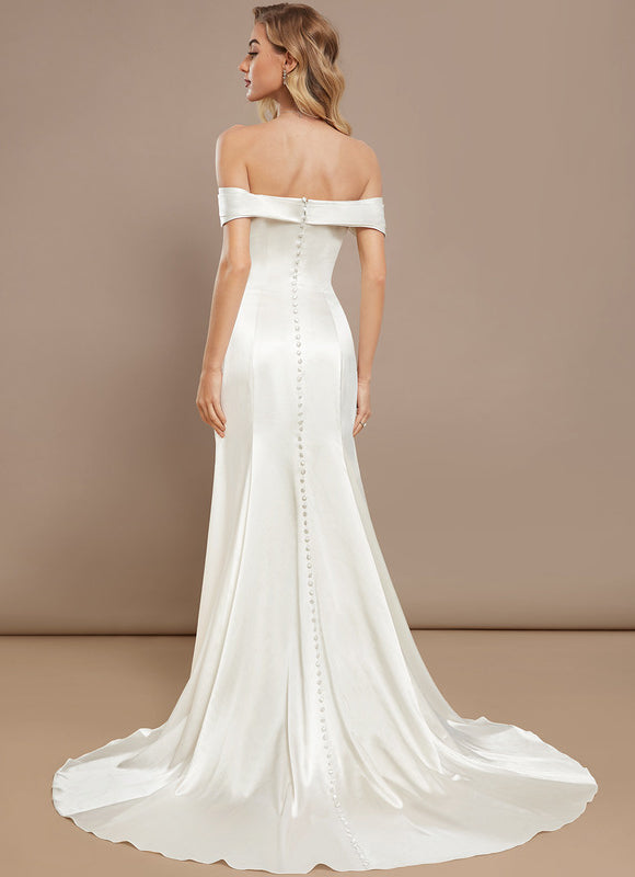 Robe de Soirée Satinée Sirène - gallery 4