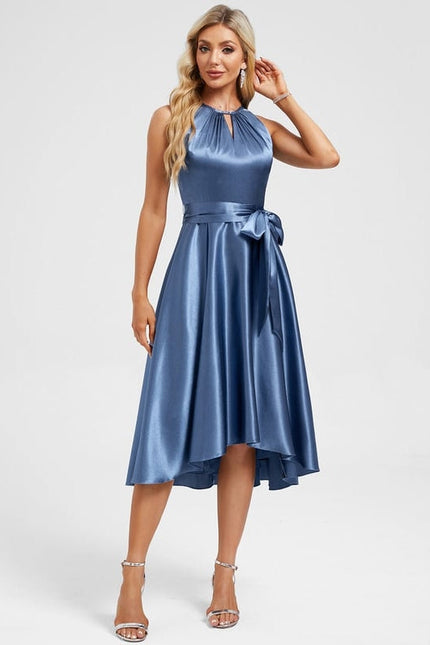 Robe de Soirée Bleu Élégant Chic - gallery 5