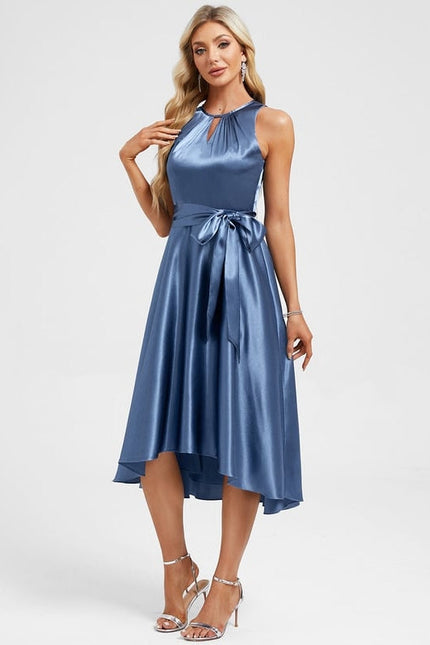 Robe de Soirée Bleu Élégant Chic - gallery 3