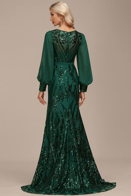 Robe de Soirée Luxe Émeraude - gallery 2