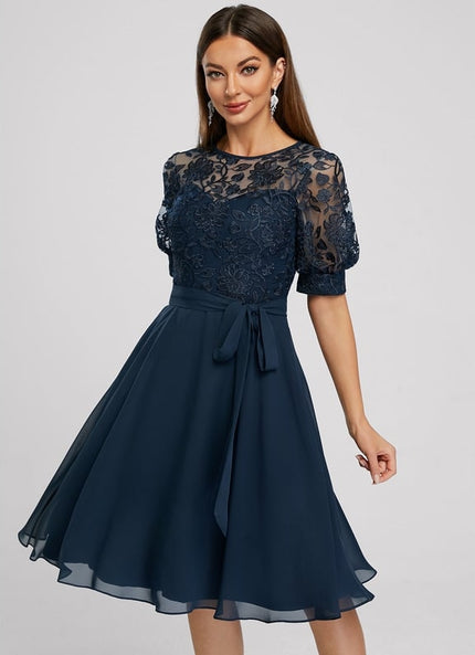 Robe de Soirée Émeraude Fluidité