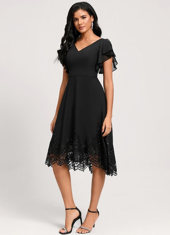 Robe de Soirée Chic Dentelle