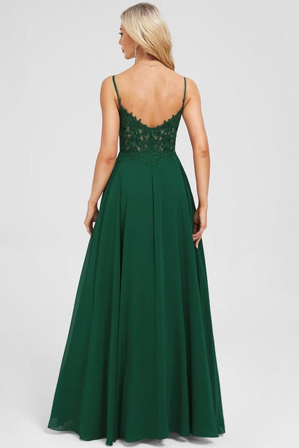 Robe de Soirée Élégante Émeraude - gallery 2