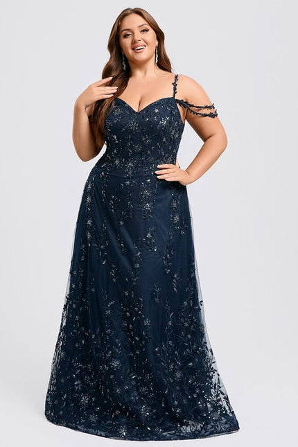 Robe de Soirée Velours Étoilé - gallery 9