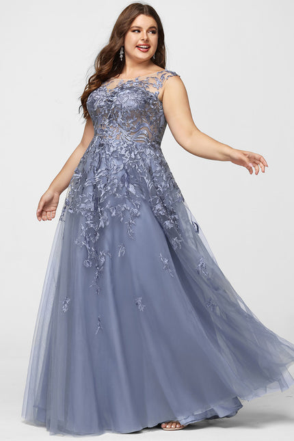 Robe de Soirée Aérienne Azur - gallery 8