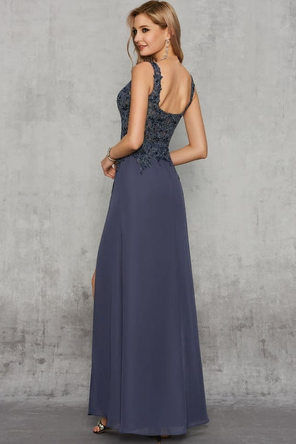 Robe de Soirée Élégance Marine - gallery 1