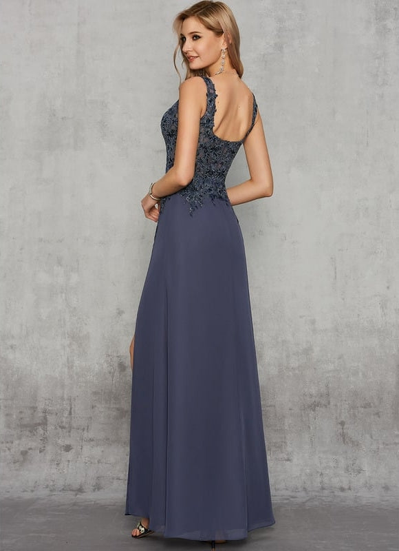 Robe de Soirée Élégance Marine - gallery 1