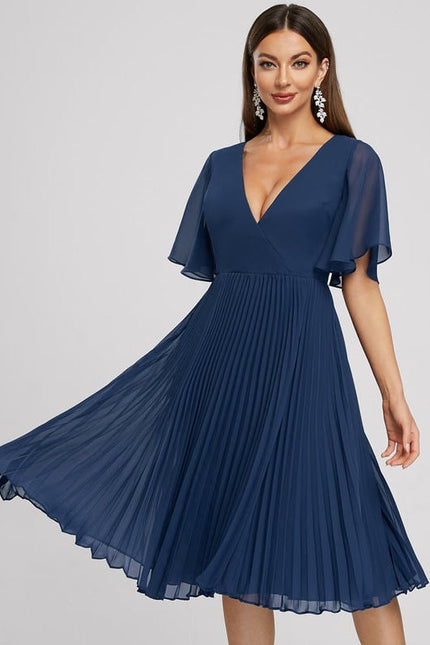 Robe de Soirée Vague Élégante