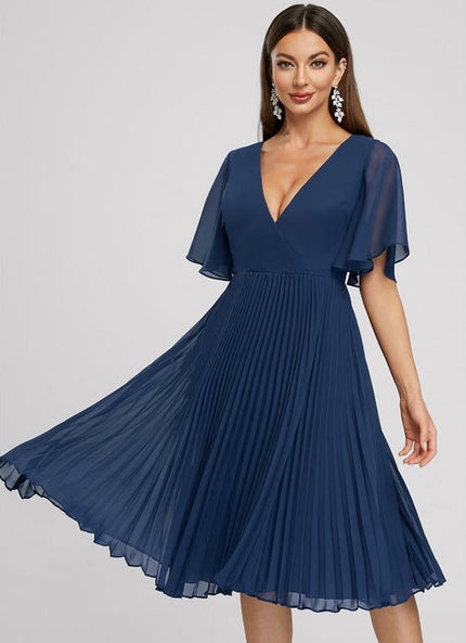 Robe de Soirée Vague Élégante