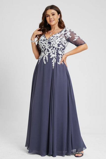 Robe de Soirée Élégance Marine Couture - gallery 6
