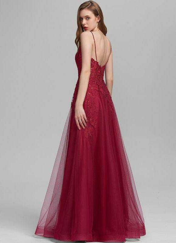 Robe de Soirée Bourgogne Envoûtante - gallery 3
