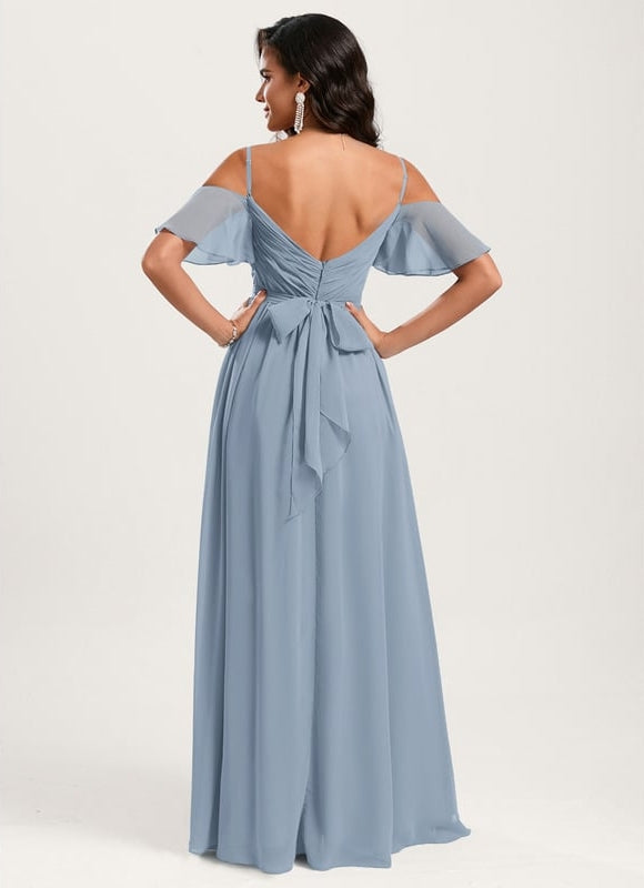 Robe de Soirée Légère Ciel - gallery 2