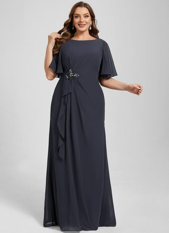 Robe de Soirée Nuit Étoilée Sombre - gallery 8