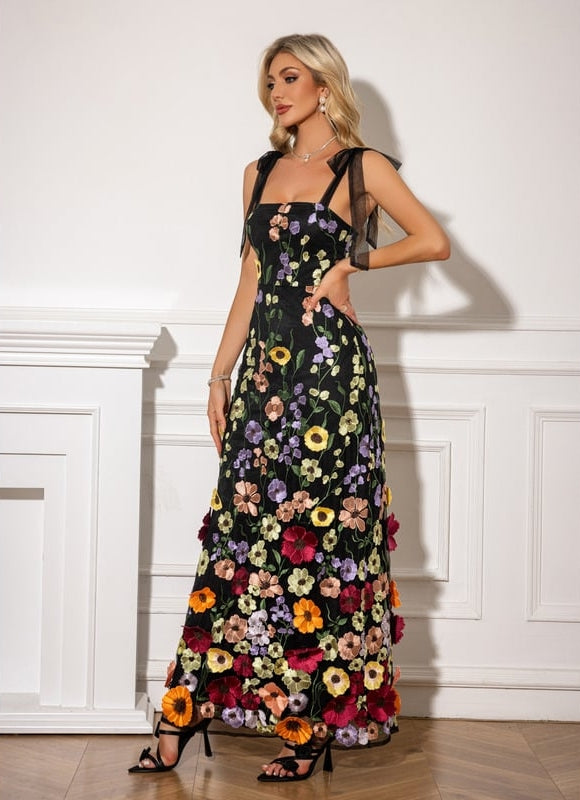 Robe de Soirée Florale Élégante - gallery 4