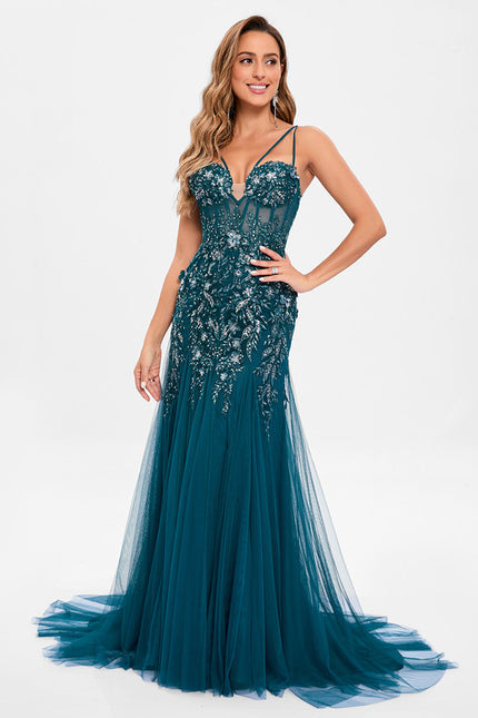 Robe de Soirée Éclat Aquatique - gallery 3