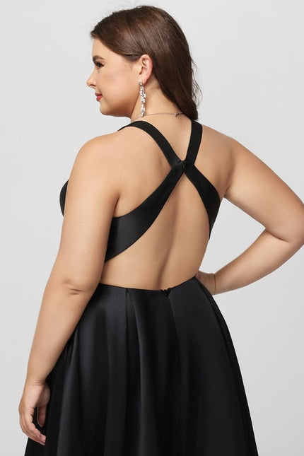 Robe Bustier Noire Longue De Soirée - gallery 8