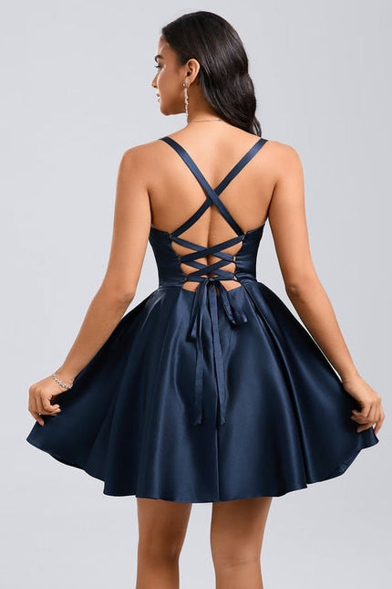 Robe de Soirée Satinée Éclat - gallery 7