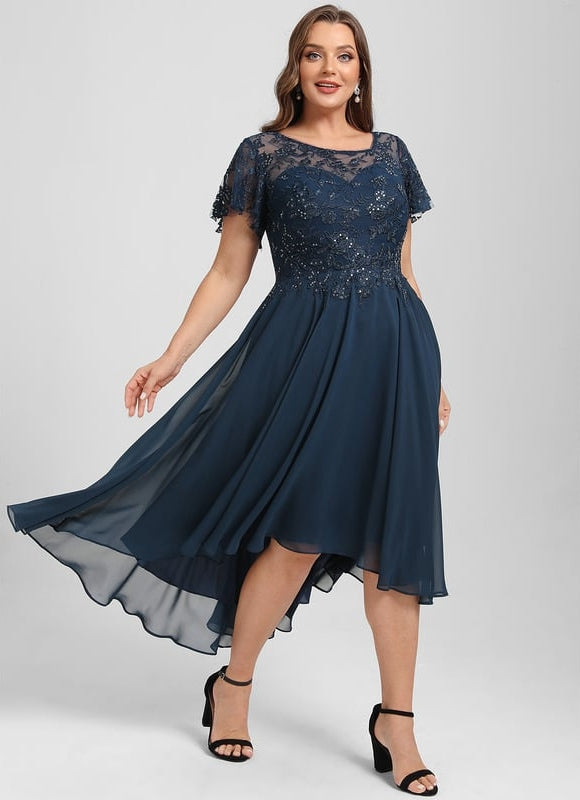 Robe de Soirée Flottante Nuit - gallery 7