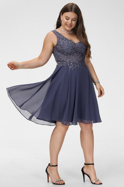 Robe de Soirée Bleu Envoûtant - gallery 9