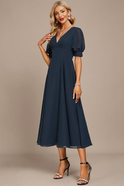 Robe de Soirée Chiffon Modèle V - gallery 2