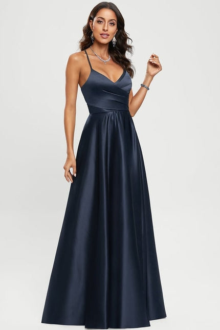 Robe de Soirée Satin Éclairée - gallery 5