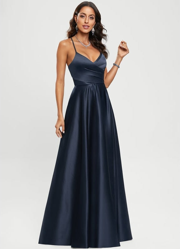 Robe de Soirée Satin Éclairée - gallery 5