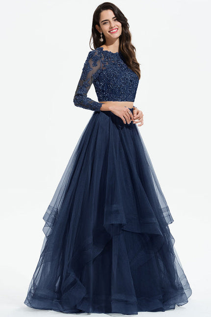 Robe de Soirée Rêve Poudré Tulle - gallery 3